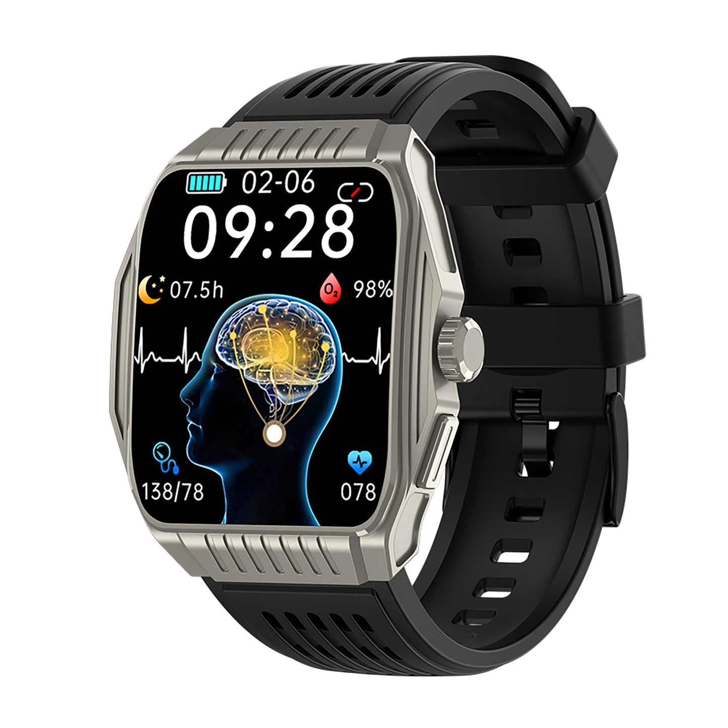 ZenWatch ZW03 Sleep Aid Watch Intelligently Initiate ECG Heart Rate Monitor Blood Sugar