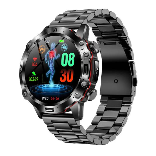 AI Medical Diagnosis Smart Watch 2024 New Blood Lipids Uric Acid Blood Glucose Watch - ECG+PPG Fitness Tracker