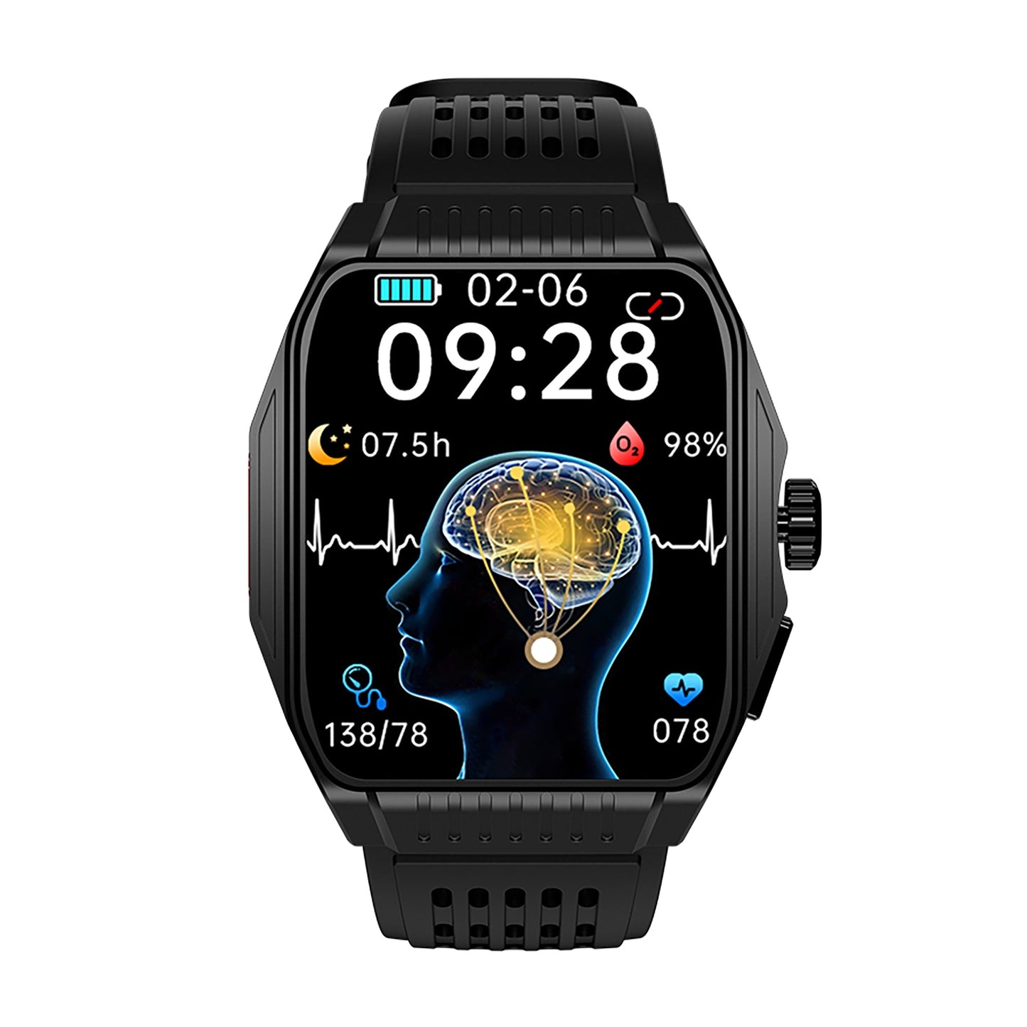 ZenWatch ZW03 Sleep Aid Watch Intelligently Initiate ECG Heart Rate Monitor Blood Sugar