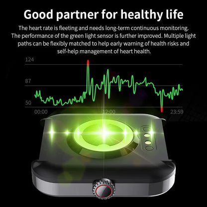 2024 New Blood Glucose Sugar Smart Watch  - 24 Hour Heart Rate Fitness Tracker