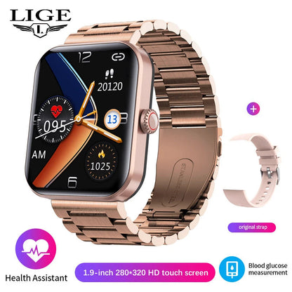 2024 New Blood Glucose Sugar Smart Watch  - 24 Hour Heart Rate Fitness Tracker