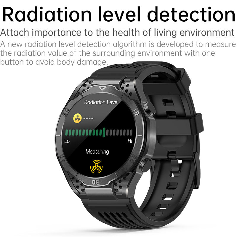 ZWA1 AMOLED Business Health Blood Pressure Oxygen Uric Acid Smartwatch ECG Heart Rate Voice Assistant