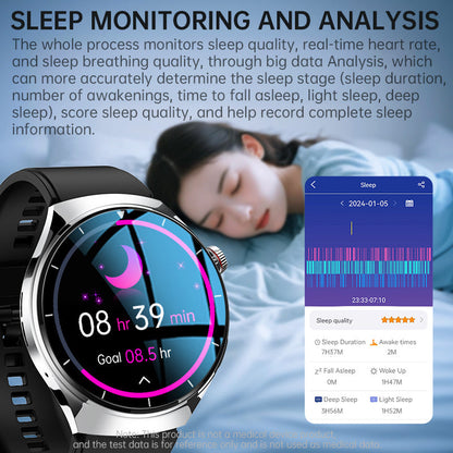 ZenWatch ZW88 Newly Upgraded Smart Watch ECG Blood Glucose Blood Components Sleep Heart Rate Blood Pressure