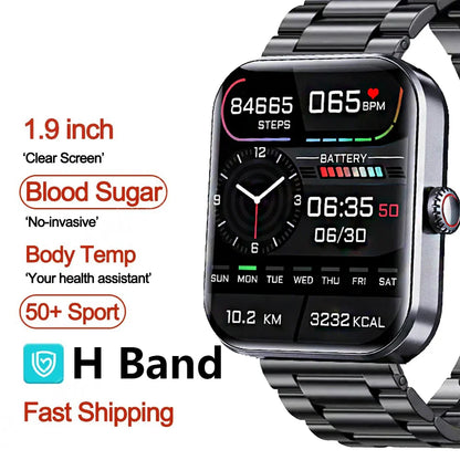 2024 New Blood Glucose Sugar Smart Watch  - 24 Hour Heart Rate Fitness Tracker