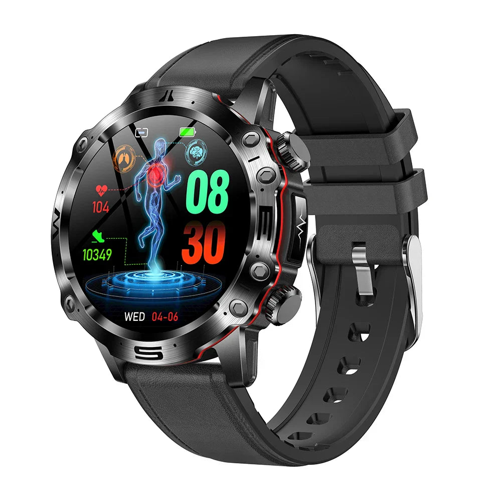 AI Medical Diagnosis Smart Watch 2024 New Blood Lipids Uric Acid Blood Glucose Watch - ECG+PPG Fitness Tracker