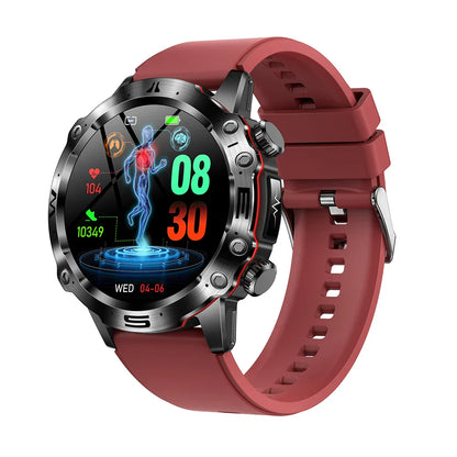 AI Medical Diagnosis Smart Watch 2024 New Blood Lipids Uric Acid Blood Glucose Watch - ECG+PPG Fitness Tracker